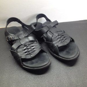 Ladies Born Black Sandals Size 10